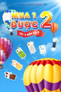 KHUYẾN MÃI HOT - MUA 1 ĐƯỢC 2 - TỪ 28/9 ĐẾN HẾT 30/9